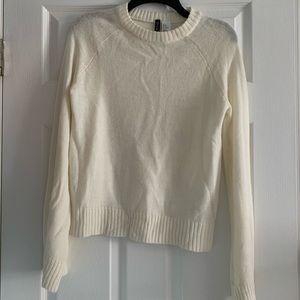 XS Divided Cream Sweater